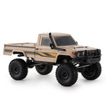 LinkMejor YK41011 1/10 2.4G 4WD LC79 RC Car Rock Crawler Two Speed Manual Differential Lock LCG Chassis Portal Axle LED Lights Monster Off-Road Climbing Truck Vehicles Models Hobbywing ESC Oil Shocks Toys