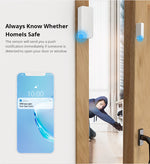 LinkMejor DW2-WiFi Wireless Security Window Door Sensor Home Sercurity Alarm History Records Check Work With eWeLink APP Support LinkMejor Devices IFTTT