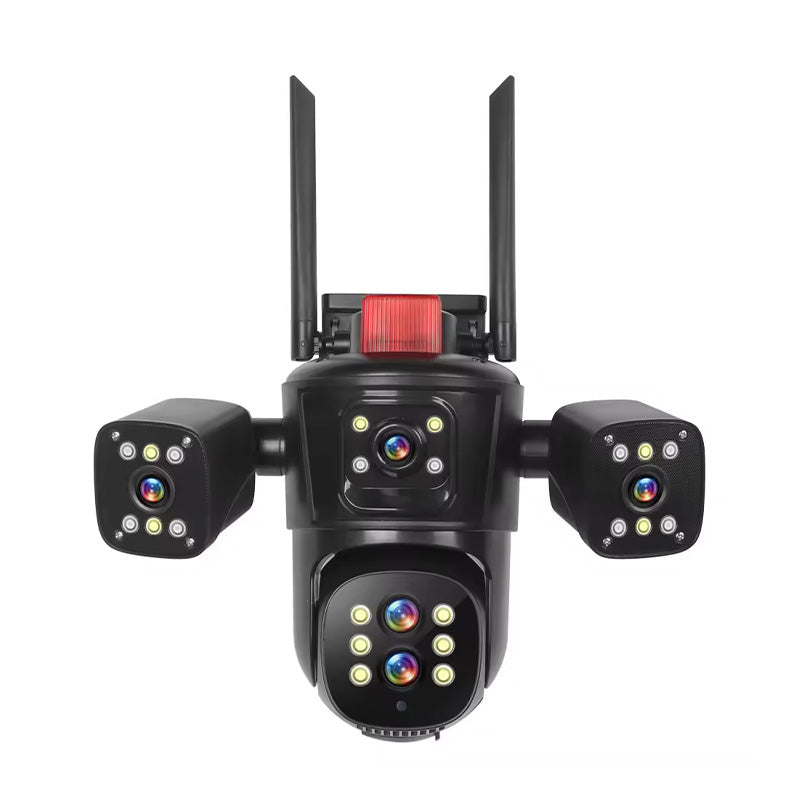 Q840 20MP 10X Optical Zoom Four Screens WiFi IP Camera Wireless Outdoor Five Lens PTZ Full Color Night Vision Auto Tracking Two-way Audio Waterproof CCTV Camera