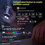 LinkMejor U10 410LM Aluminum Alloy EDC Keychain Flashlight Built-in 14500 Battery High Power LED Torch USB Rechargeable Portable Magnetic Clip Light