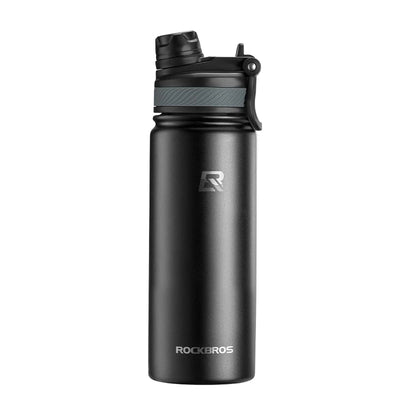LinkMejor 550ml Thermal Water Bottle Sports Water Bottle Non Slip 304 Stainless Steel Cold And Hot Thermo Cup Cycling Hiking Equipment