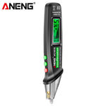 LinkMejor VC1019 Red Laser Test Pen Voice Broadcast Voltage Detector 12-1000V Volt Current Non-Contact Pen Electric Teste Meter Tool