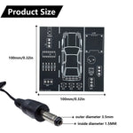 DC 5V Car Driving Simulator Kit DIY Electronics Project with LCD Speedometer Turn Signals Headlights Horn Function