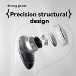 LinkMejor Mini Shaver Men's Electric Shaver Travel Portable Smart Type C Rechargeable Beard Shaver 5200 RPM High-speed Motor