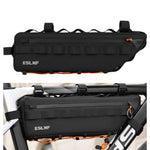 LinkMejor 2.6L Bicycle Down Tube Bag Portable Waterproof Cycling Frame Bag MTB Road Bike Crossbeam Storage Pack for Outdoor Travel Cycling