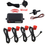 Car 4 Probe Pure Buzzer Car Without Display Reversing Radar Sensor Car Backing-up Radar Sensor System 22mm Reversing Radar Audible Warning Indicator Probe System