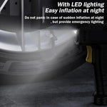 120W Smart Car Electric Tire Inflator Pump Car Handheld Intelligent Digital Display Household Car Electric Portable Tire Air Pump