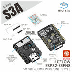 M5Stack M5stampS3A Based ESP32-S3FN8 Embedded Module Programmable Development Board