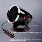 12 / 24V Car Heater BY-1849 Fast Heating Defogging Anti-Frost 360° Adjustable Mini Electric Heater