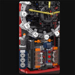 Mould King 10187 Clock Building Blocks Motorized Engine APP Controlled Functional Desk Clock Adults Children Birthday Gift