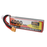LinkMejor 11.1V 4000mAh 100C 3S LiPo Battery XT60 Plug for RC Drone