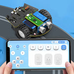 Yahboom Raspberry Pi Pico Robot Car Kit Programmable Car Support MicroPython Programming for Student DIY Electronic Project Raspberry Pi