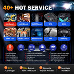 Autel MaxiCOM MK900BT 11 OS 8-inch LCD Auto Diagnostic Scanner Tool 40+ Reset Bi-directional Control Active Test