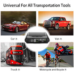 Universal Solar Power Digital GPS Car Speedometer Wireless HUD Display Mph KM/H Speedometer Time Speed Alarm Temperature Altitude