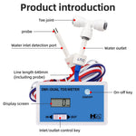 Dual Probe DM-1 Water Quality Tester 0-9990PPM LCD Display TDS Meter Compact Design Accurate Measurement for Fish Tank Tap Water Filtration Systems