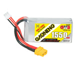 LinkMejor GNB 7.4V 1550mAh 100C 2S LiPo Battery XT60 Plug for RC Drone