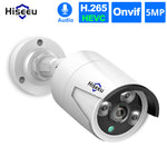 LinkMejor HB615 H.265 5MP Security IP Camera POE ONVIF Outdoor Waterproof IP66 CCTV P2P Video Camera