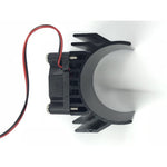 Aluminum Alloy 540/550 Motor Heatsink Radiator with Fan JST Connector for 1/8 1/10 RC Car Parts