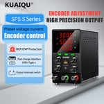 Upgraded KUAIQU SPS-S Programmable Power Supply OCP OVP Adjustable Power Supply 0-120V 0-10A 150W 300W 360W USB-C USB-A fast Charging Compact Multi Display Protection Lab DIY