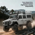 MNRC MN11C RTR 1/18 2.4G 4WD RC Car for Land Rover Rock Crawler LED Light Climbing Off-Road Climbing Truck Full Proportional Portal Axle Classic Vehicles Models Toys