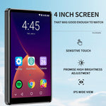 Smart Wireless MP4 Player 4.0 Inch IPS Full Touch Screen Android 8.1 Octa Core 2+16G 3+32G Dual Band WiFi Bluetooth HiFi Lossless Music Player Portable MP3