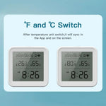 Smart WiFi Hygrometer Thermometer Sensor Indoor Temperature Humidity Monitor Works with Alexa Google Home High Accuracy Remote Control App Sync Time Display