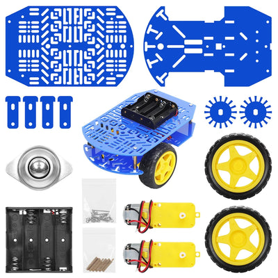 LinkMejor Smart Robot Project Chassis Kit for Arduino Robotic Electronic Components Kit Education Programming Project DIY Sets
