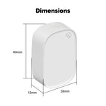 MoesHouse Tuya Zigbe Temperature Humidity Sensor Smart Security Sensor Probe App Remote Control