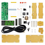 DIY Digital Clock Kit Multifunctional DS1302 USB Nixie Tube Display with Alarm Temperature Memory Brightness