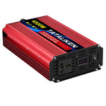 LinkMejor Pure Sine Wave Power Inverter 4500W Peak Pure Sine Wave 12V 24V to 110-220V 1500W Outdoor Camping Inverter Overload Protection