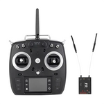 LinkMejor FT24 2.4GHz 12CH 15KM Long Range Remote Controller with FR OTA Receiver for TBS TX Module Helicopter RC Airplane Car Boat