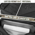 Men's Multifunctional Toiletry Bag Waterproof Compartment EDC Tool Storage Bag Skin Care Shaving Hygienic Organizer for Outdoor Travel Adventures
