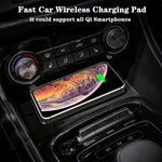 15W Car Wireless Charger Fast Wireless Car Charger Silicone Pad Stand for Smart Phones for iPhone 16 16 Pro 15 14 13 for Huawei Pura X for Xiaomi 15 Ultra for Samsung Galaxy S25 Ultra