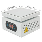 BY1515 500W Electric Heating Plate Microcomputer Controlled Soldering Station 150x150mm 0-400°C Fast Heating Even Heat Distribution PCB Repair LED Welding
