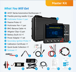 NEW Micsig AHO14-200 Automotive Oscilloscope 12bit 200MHz Bandwidth 1GSa/s Sampling Rate 4 Channels 110Mpts Memory 8 Inch Touch Screen