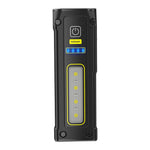 LinkMejor COB LED Flashlight 2000mAh 7Gear Double Light Source Flashlight Mini Torch Magnet Emergency Power Bank Portable Outdoor Camping Light