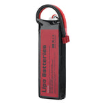LinkMejor Power 7.4V 6000mAh 100C 2S LiPo Battery T Plug for RC Car