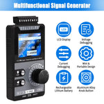 Multifunctional PWM Signal Generator Handheld Current Source 0-20mA 4-20mA ±12V ±50V Measurement 320x240 TFT Screen Adjustable Frequency USB Rechargeable