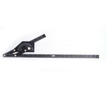Woodworking Angle Ruler Universal Protractor 0-180 Degrees Aluminum Alloy Precision ±0.3 230x500mm Measuring Tool
