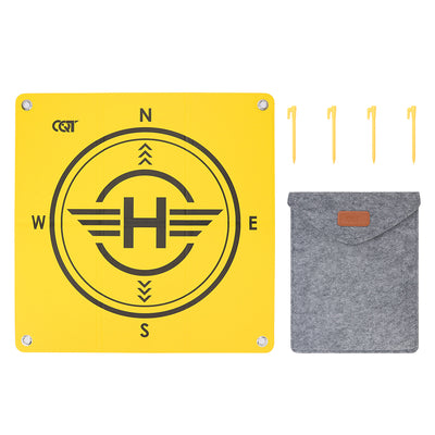 LinkMejor 55cm Universal Landing Pad Double Sided Foldable Parking Apron for DJI Mini 4 / Mini 3 PRO / Avata 2 / AIR 3 / Mavic 3 / FIMI X8 MINI Drone