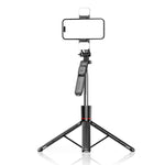F16 Wireless bluetooth Selfie Stick with Adjustable Tripod Anti-Shake Detachable Stabilizer with bluetooth Remote 1.7m Telescopic 3-in-1 Mobile Phone Camera Stand