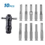Multifunctional 10-Piece Locking Set Ghost Hand Kabbah Speed Storm Tin Tool High Quality Stainless Steel Locksmith Tool