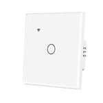 LinkMejor Tuya Smart WiFi Light Switch 1-4 Gang Touch Glass Panel Timing Function APP Remote Control Voice Control Work with Alexa Google Assistant EU Plug