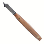 Long Neck Marking Knife Carbon Steel Blade 60 Degree Angle Solid Wood Handle Precise Cutting Professional Woodworking Tool for Joinery Cabinetmaking Furniture Making