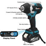 LinkMejor 1800N.M 1/2" 6800rpm Electric Wrench Brushless Motor Woodworking Machine with/without Battery
