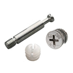 20PCS Three-in-One Woodworking Connectors for Locking Fastening Punching for 15-18mm or 18-21mm Board