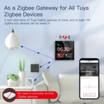 Tuya Wifi 4-inch Smart Touch Screen Center Control Panel Voice Control with Built-in Alexa ZigBe Gateway Built-in for Multiple Intelligent Scenes Linux System