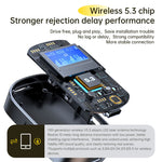 2-in-1 Bluetooth Adapter Receiver Transmitter with HD Display Audio Adapter Bluetooth 5.3 Receiver For Car With LED Display Aux Bluetooth