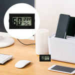 3Pcs Mini Hygrometer Thermometer Digital Temperature Humidity Monitor Compact Portable Design LCD Display Indoor Use