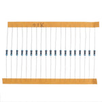 2600pcs 130 Values 1/4W 0.25W 1% Metal Film Resistors Assorted Pack Kit Set Lot Resistors Assortment Kits Fixed Resistor
